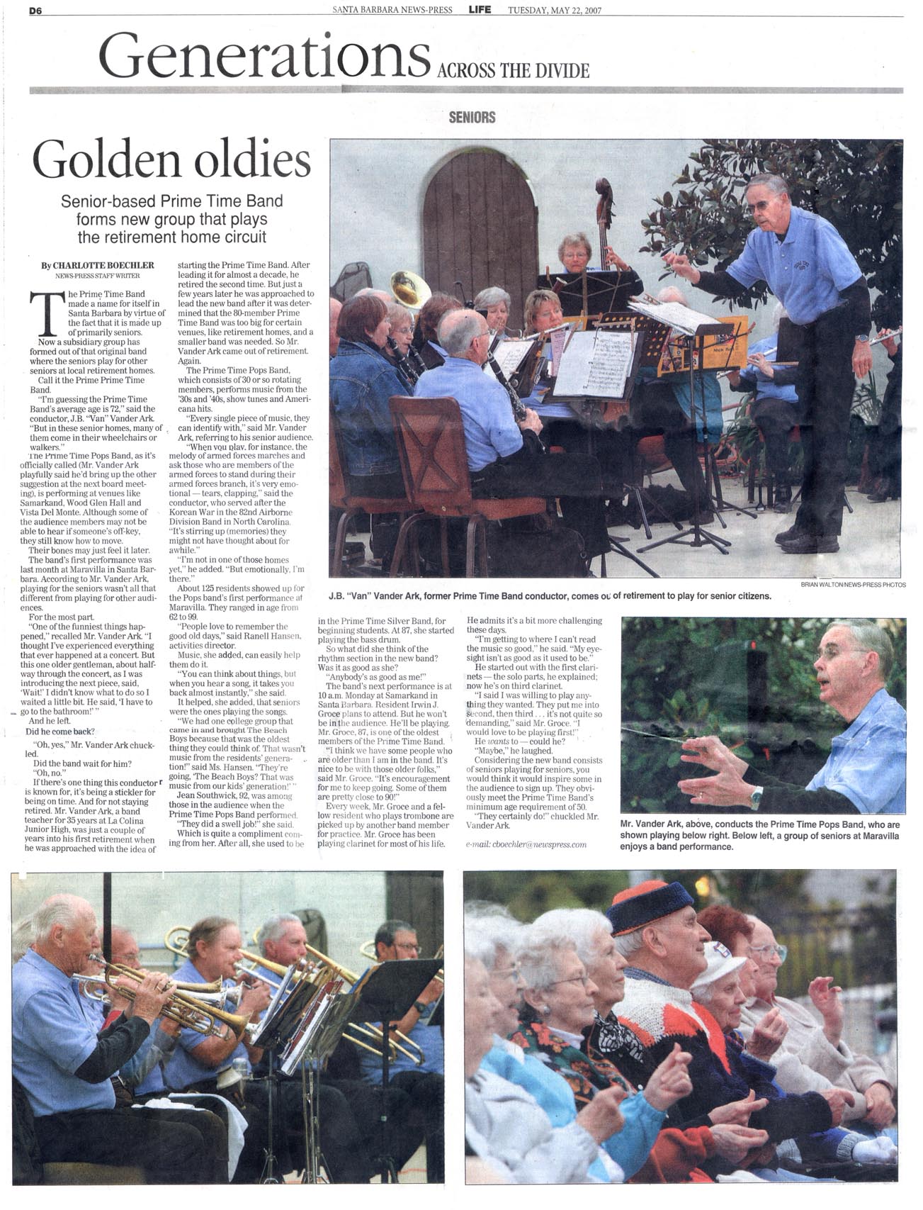 Pops Band 2007 News-Press article.